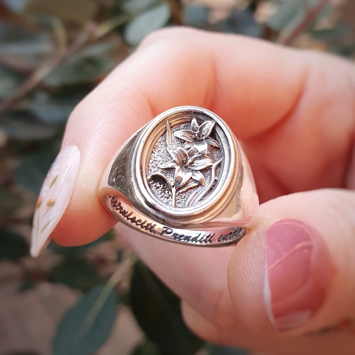 Anello Poesia in Fiore - Luminis