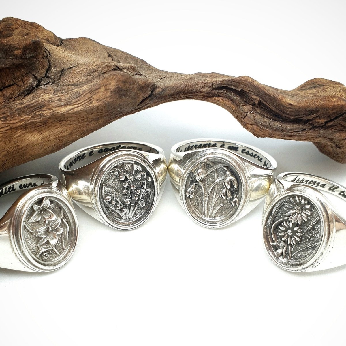 Anello Poesia in Fiore - Luminis
