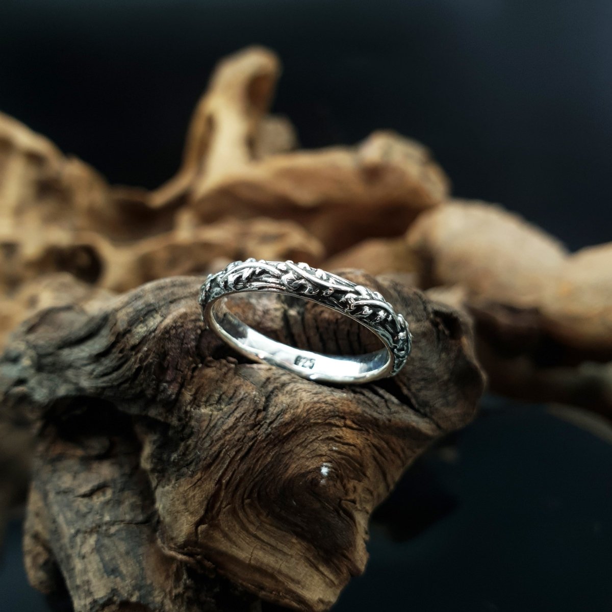 Anello Quercia Eternity - Luminis